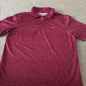 Vineyard Vines Maroon Polo Shirt